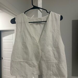 Zara White Women's Blouse